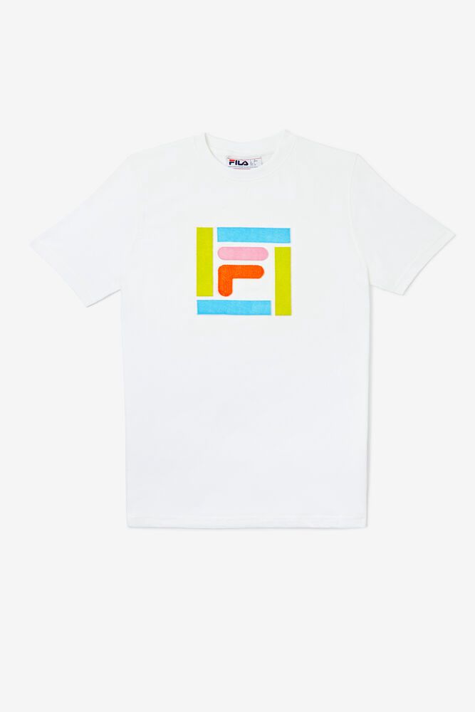 Fila T-Shirt Womens White Monique - Ireland 15793-KVGP